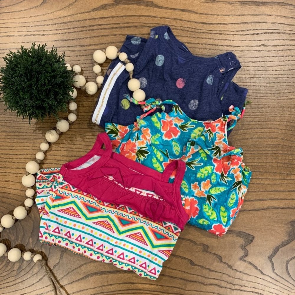 Cat and Jack Romper Bundle